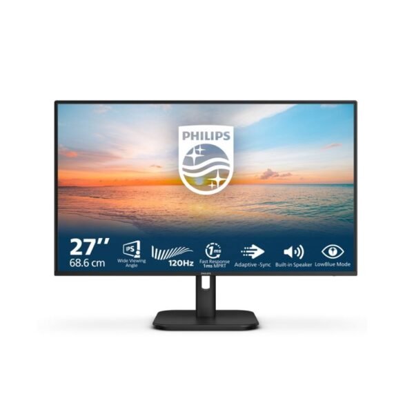Philips monitor 68.5cm (27.0") 27E1N1200A 16:09 VGA+HDMI+DP IPS
