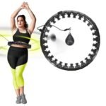 Plus size hula hoop HMS HHW12 with studs and weight, black - Image 7