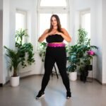 Plus size hula hoop HMS HHW12 with studs and weight purple - Image 5