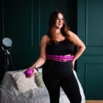 Plus size hula hoop HMS HHW12 with studs and weight purple - Image 6