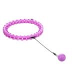 Plus size hula hoop HMS HHW12 with studs and weight purple - Image 7