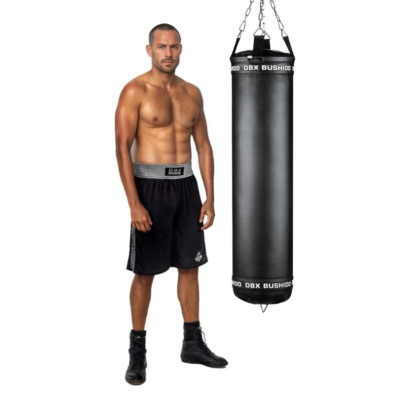 lupin-wear-ca-premium-punching-bag-sbrx-black-empty-130cm-dbx-bushido-1805323 PREMIUM Punching Bag - SBRX Black - Empty - 130cm | DBX Bushido - Image 1