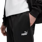 Puma Ess No. 1 Logo Poly Mens Tracksuit Black 692630 01 - Image 5