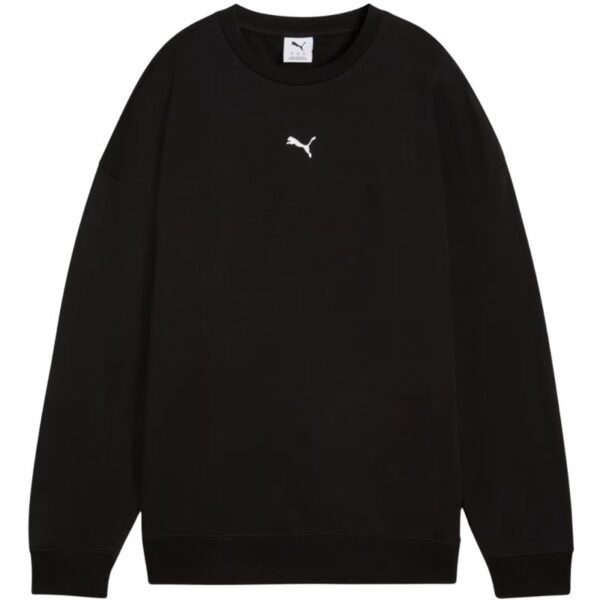 Puma ESS Oversized Crew TR Womens Sweatshirt Black 685401 01