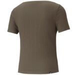 Puma Her Ribbed Slim Tee Grape Leaf W 531917 44 - Image 4