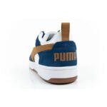 Puma Rebound v6 mens sports sneakers fashionable comfortable white navy brown - Image 5