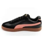 Puma womens sports shoes CLub II Era sneakers black fashionable leather - Image 2