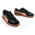 Puma womens sports shoes CLub II Era sneakers black fashionable leather - Image 7