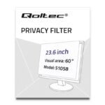 Qoltec 51058 screen filter for 59.9 cm (23.6") Monitor - Image 2