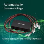 Qoltec 51098 48V voltage balancer for 4x12V | 10A | LiFePO4 AGM GEL batteries - Image 3