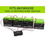 Qoltec 51098 48V voltage balancer for 4x12V | 10A | LiFePO4 AGM GEL batteries - Image 4