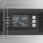Qoltec 52285 UPS Double Conversion (Online) 1 kVA 1000 W 2 x Mains Socket