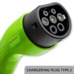 Qoltec 52467 Mobile charger for electric car EV with regulation 2 in 1 Type 2 | 11kW | 3 Phases | CEE 5 PIN | LCD | Portable | Wallbox | 5m - Image 3