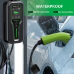 Qoltec 52467 Mobile charger for electric car EV with regulation 2 in 1 Type 2 | 11kW | 3 Phases | CEE 5 PIN | LCD | Portable | Wallbox | 5m - Image 4