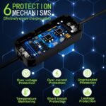 Qoltec 52467 Mobile charger for electric car EV with regulation 2 in 1 Type 2 | 11kW | 3 Phases | CEE 5 PIN | LCD | Portable | Wallbox | 5m - Image 5