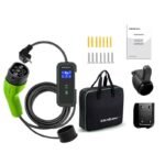 Qoltec 52476 Mobile charger for electric car EV with regulation 2 in 1 Type 2 | 3.5kW | 230V | Wi-fi | LCD | Portable | Wallbox | 5m - Image 6