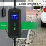 Qoltec 52476 Mobile charger for electric car EV with regulation 2 in 1 Type 2 | 3.5kW | 230V | Wi-fi | LCD | Portable | Wallbox | 5m - Image 8