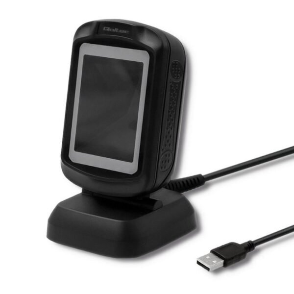 QOLTEC BARCODE READER STATIONARY | 1D AND 2D | USB