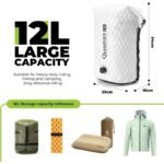 Qunature waterproof bag with valve white 12l - Image 2