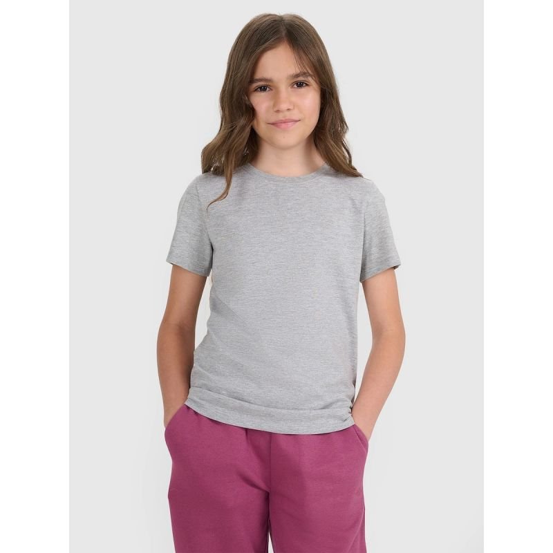 lupin-wear-ca-regular-plain-girls-t-shirt-4f-4fjrmm00ttshf3231-25m-2989824 Regular plain girls T-shirt 4F 4FJRMM00TTSHF3231-25M - Image 1