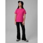 Regular plain girls T-shirt 4F 4FJRSS26TTSHF3554-12S - Image 3