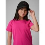 Regular plain girls T-shirt 4F 4FJRSS26TTSHF3554-12S - Image 4