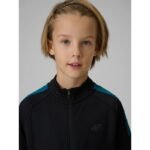 Regular sports sweatshirt without hood for boys 4F 4FJRSS26TFSWM0991-20S - Image 4