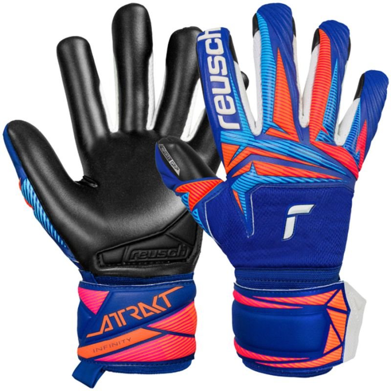 lupin-wear-ca-reusch-attrakt-infinity-evolution-nc-junior-goalkeeper-gloves-blue-black-5672725-4127-2055524 Reusch Attrakt Infinity Evolution NC Junior Goalkeeper Gloves Blue-Black 5672725 4127 - Image 1