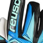 Reusch Attrakt RE:Grip NC Junior goalkeeper gloves black and blue 5672535 7272 - Image 7