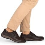 Rieker 05211-25 mens comfortable brown leather shoes - Image 5