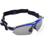 Rockbros 10007 Polarized Cycling Glasses - Black and Blue - Image 3