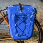 Rockbros 30140022004 Waterproof Bicycle Bag 25-32L - Blue - Image 6