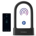 Rockbros 32210818001 SMART Bicycle Lock with Fingerprint Reader and Bluetooth Connectivity - Black - Image 2