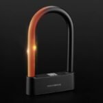 Rockbros 32210818001 SMART Bicycle Lock with Fingerprint Reader and Bluetooth Connectivity - Black - Image 4