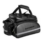 Rockbros A6-6 bicycle bag for trunk, 35 l, with fold-out pockets - black - Image 2