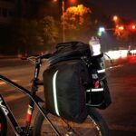 Rockbros A6-6 bicycle bag for trunk, 35 l, with fold-out pockets - black - Image 7