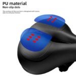 Rockbros AQ-6090B bicycle saddle - black and blue - Image 6
