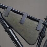 Rockbros AS-017 bicycle frame bag 5 l - dark green - Image 8