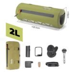 Rockbros AS-145 ROAD TO SKY handlebar bicycle bag, waterproof, 2 l - green - Image 4
