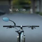 Rockbros F-253W Anti-Glare Carbon Fiber Arm Bicycle Mirror - Left - Image 4