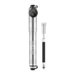 Rockbros HQ-67A-L03 Bicycle Pump with Pressure Gauge - Silver
