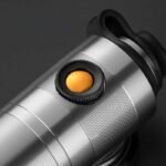 Rockbros HQ-67A-L03 Bicycle Pump with Pressure Gauge - Silver - Image 5