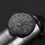 Rockbros HQ-67A-L03 BK Bicycle Pump with Pressure Gauge - Black - Image 2