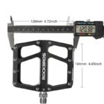 Rockbros K399-BK Wide Platform Bicycle Pedals - Black - Image 3