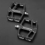 Rockbros K399-BK Wide Platform Bicycle Pedals - Black - Image 6