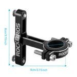 Rockbros KS-416 Adjustable Aluminum Bottle Cage Adapter - Black - Image 2