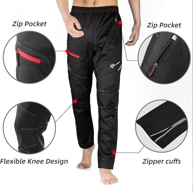 lupin-wear-ca-rockbros-men-s-long-cycling-pants-black-l-1897151 Rockbros Mens Long Cycling Pants Black L - Image 1