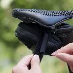 Rockbros Mini Saddle Bag with CO2 Cartridge Holder - Black/Green - Image 4