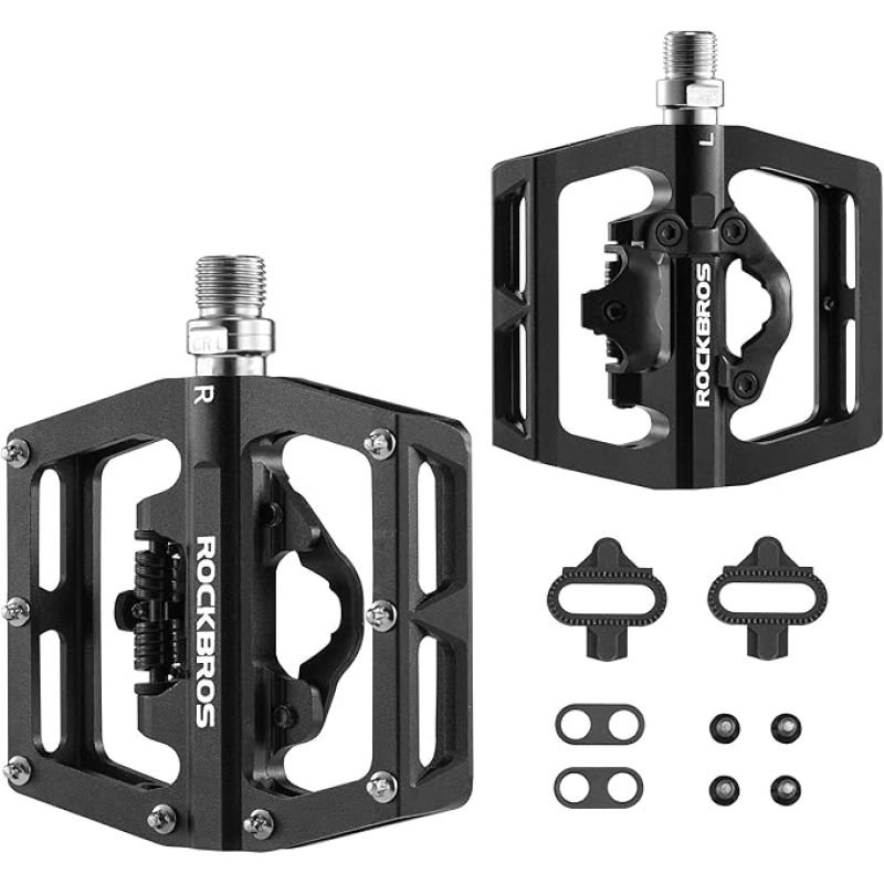 lupin-wear-ca-rockbros-pd15-bk-black-bicycle-pedals-2013189 Rockbros PD15-BK Black Bicycle Pedals - Image 1