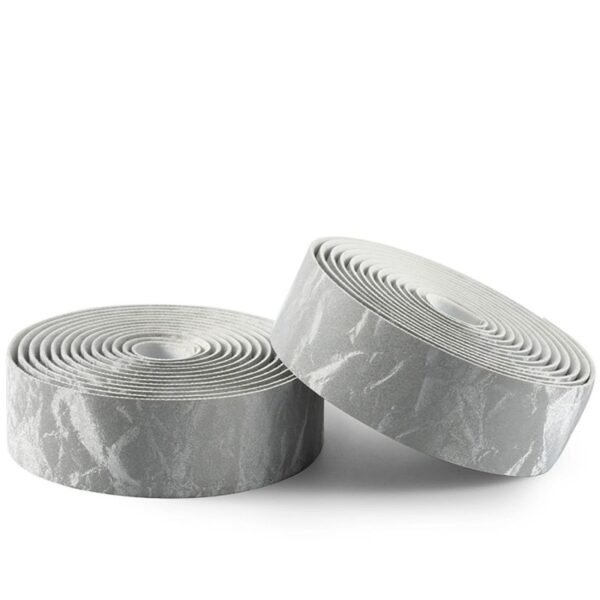 Rockbros PU Handlebar Tape "Velour" Pattern - Grey
